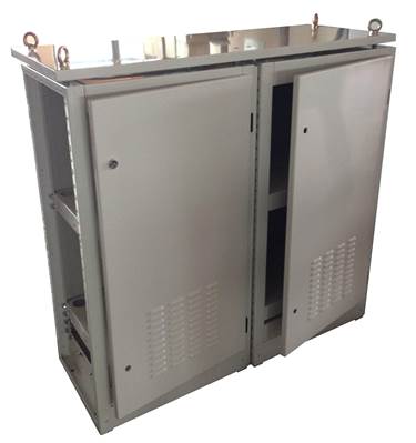 battery cabinet with eyelifting hook