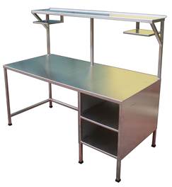stainless steel work station table